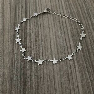 Elegant Silver Star Bracelet